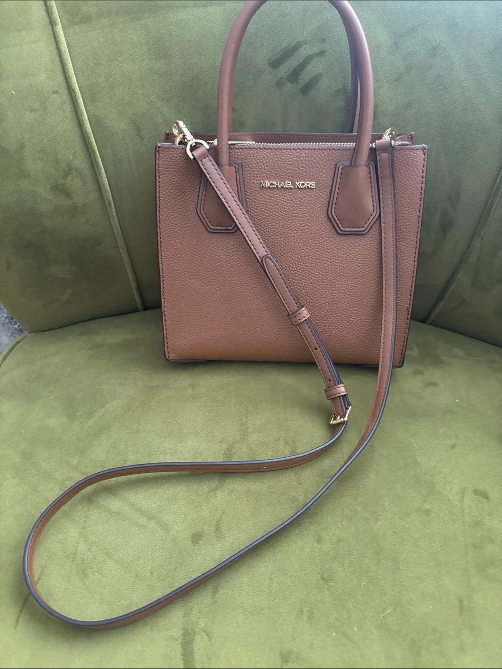 Michael Kors Brown  Top-Handle Satchel